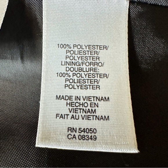 Jones Studio Separates Open Front Collarless Blazer Cuffed Sleeves. Black Sz 12 - Picture 5 of 5